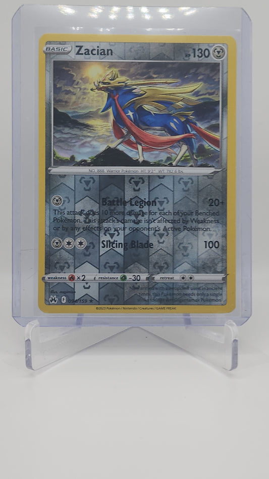 Zacian [Reverse Holo] 94/159 Pokémon TCG Crown Zenith