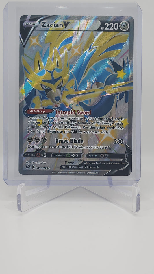 Zacian V SWSH292 Black Star Promo Pokémon TCG Crown Zenith