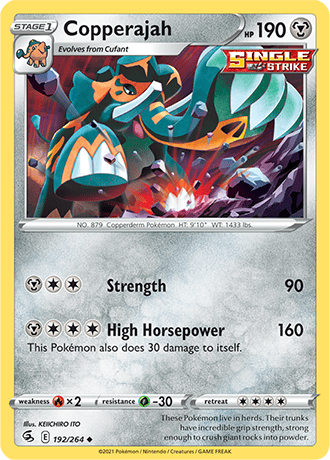 Copperajah  192/264 Pokémon TCG Fusion Strike