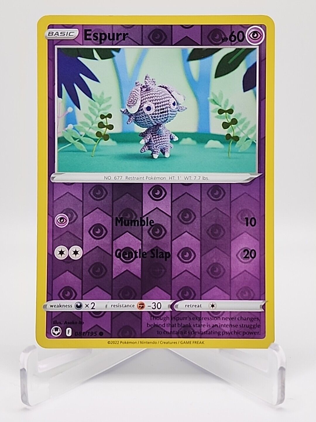 Espurr [Reverse Holo]  81/195 Pokémon TCG Silver Tempest