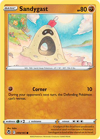 Sandygast  99/195 Pokémon TCG Silver Tempest