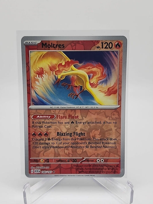 146/165 Moltres [Reverse Holo] Pokémon TCG Scarlet & Violet - 151