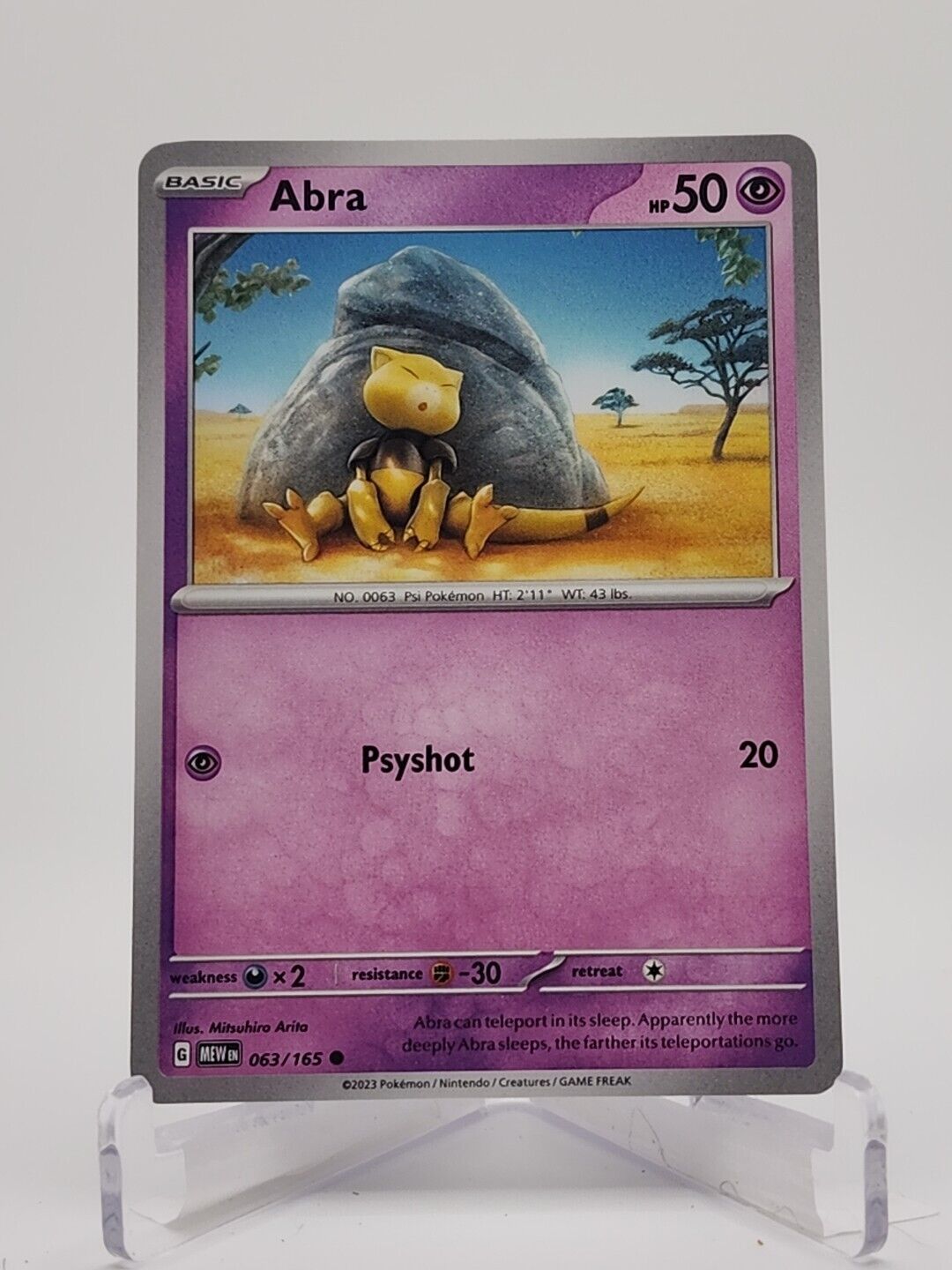 63/165 Abra  Pokémon TGC Scarlet & Violet - 151