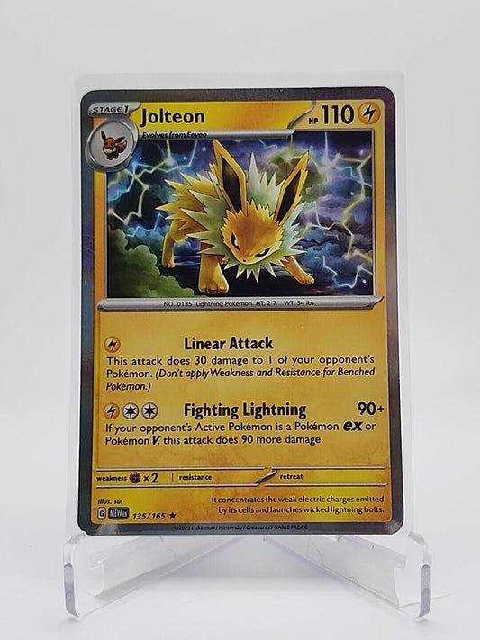 135/165 Jolteon  Pokémon TGC Scarlet & Violet - 151