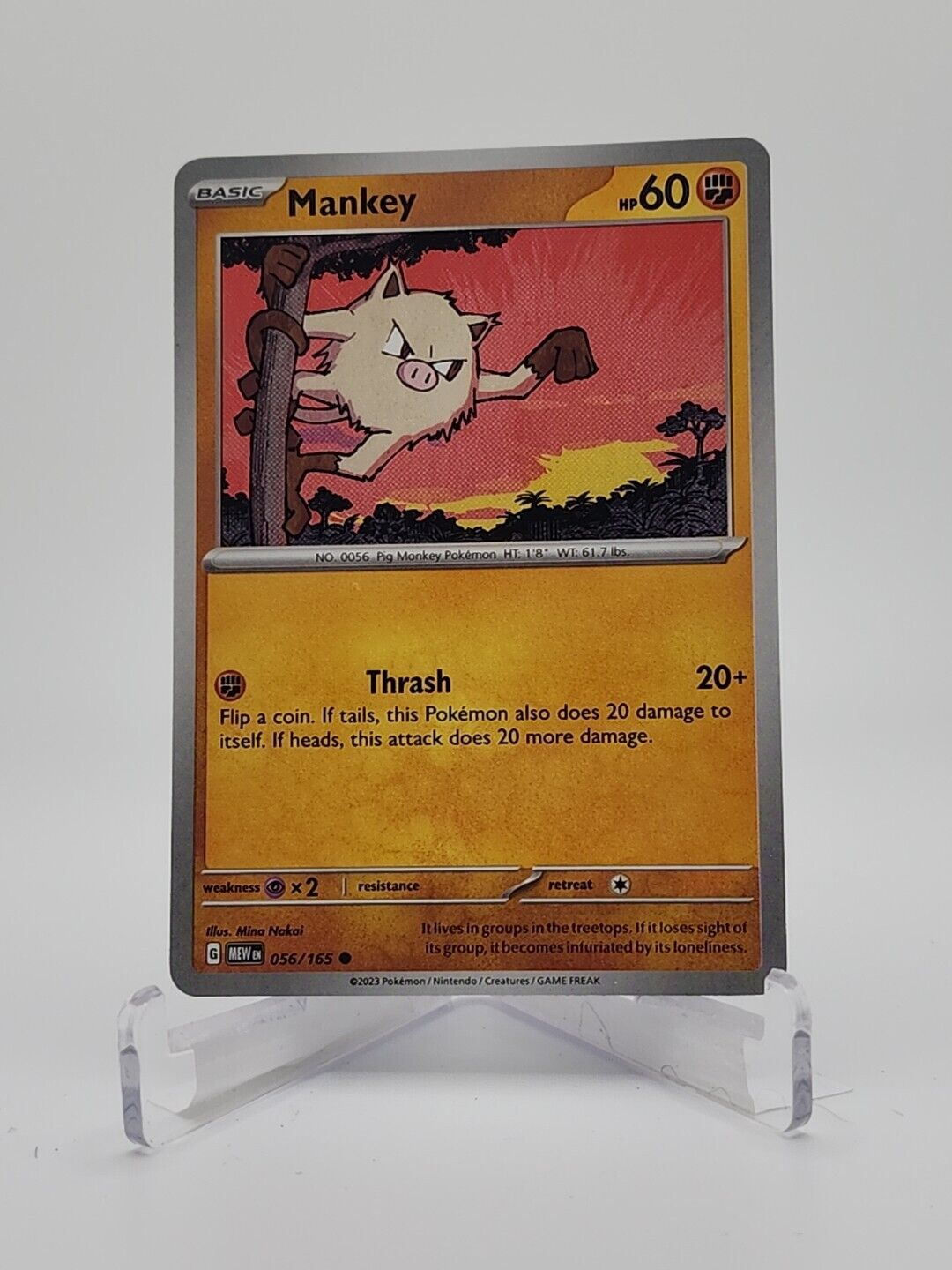 56/165 Mankey  Pokémon TGC Scarlet & Violet - 151