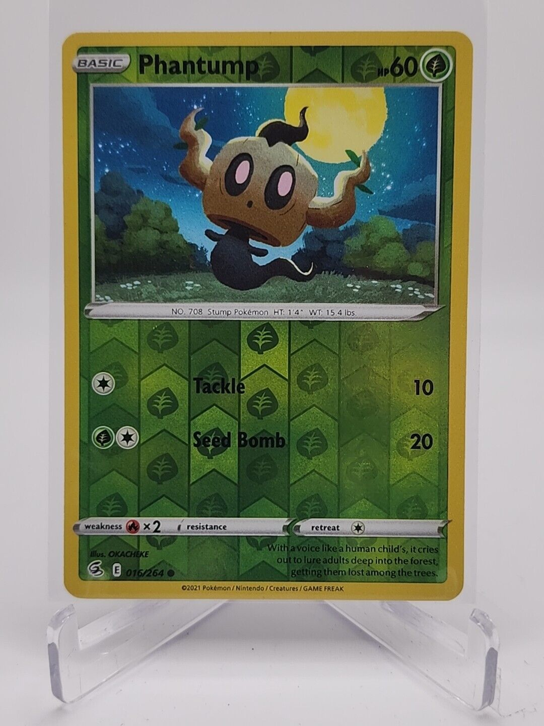 Phantump [Reverse Holo]  16/264 Pokémon TCG Fusion Strike