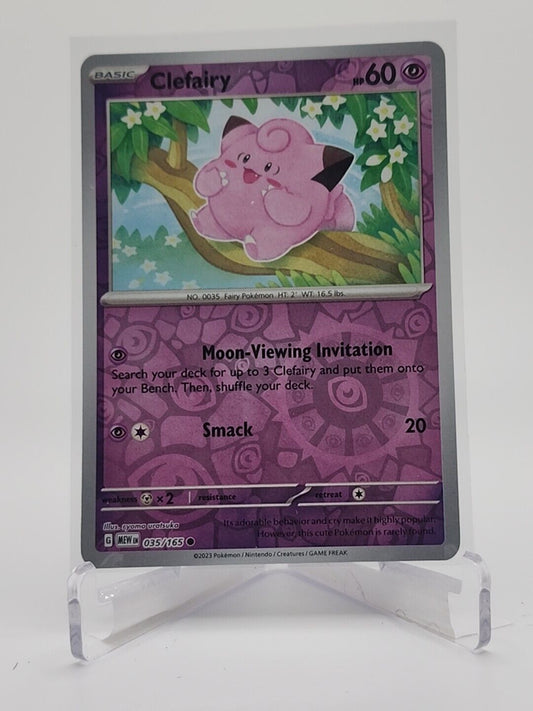 35/165 Clefairy [Reverse Holo]  Pokémon TGC Scarlet & Violet - 151