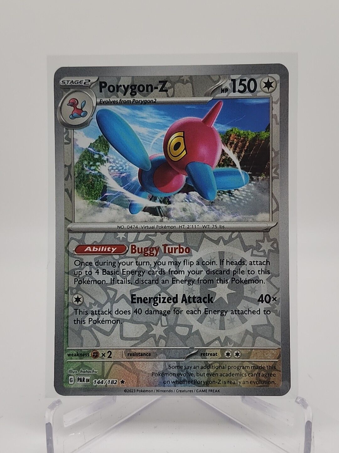 Porygon-Z [Reverse Holo]  144/182 Pokémon TCG Paradox Rift