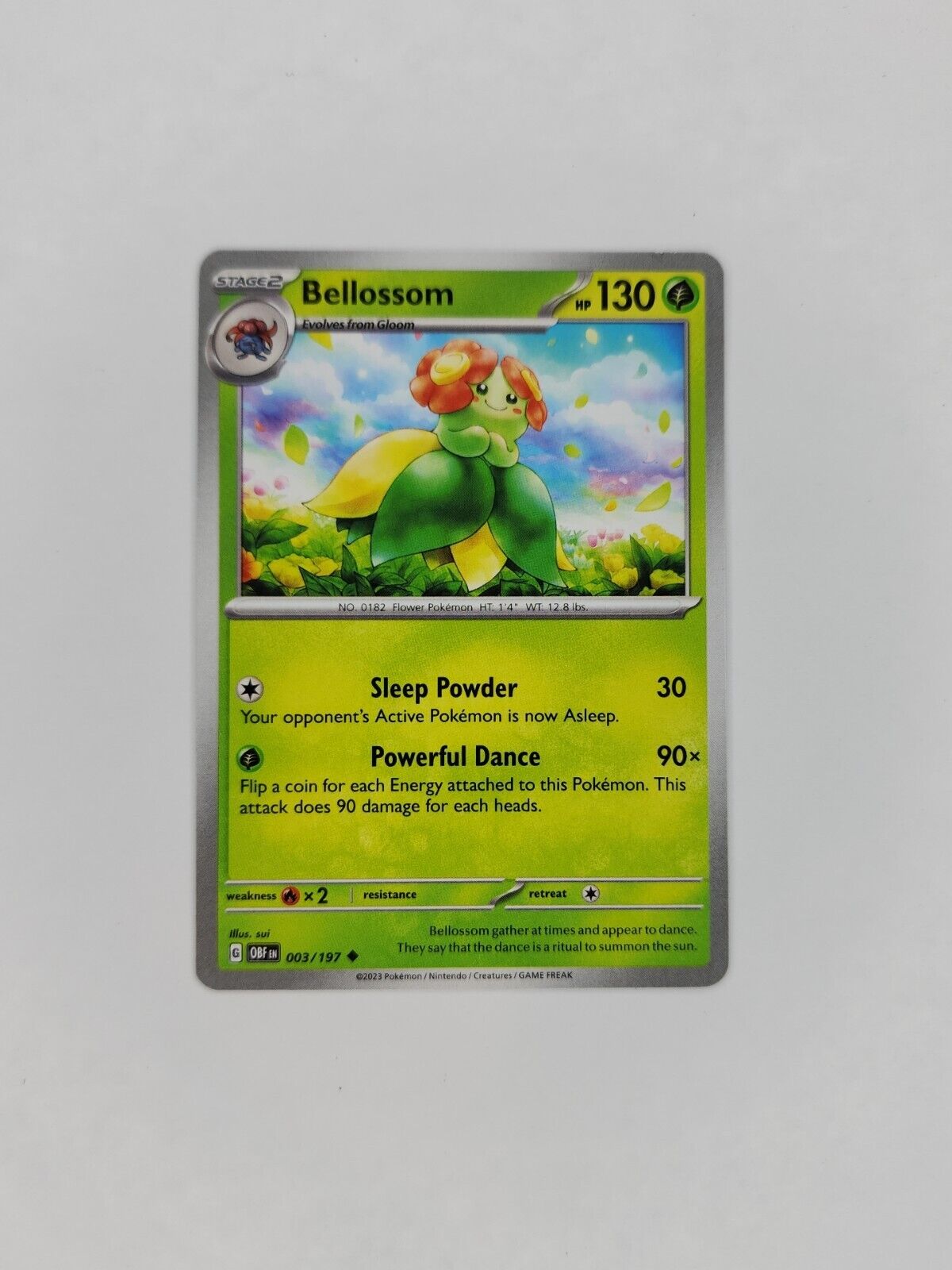 Bellossom 3/197 Pokémon TGC Obsidian Flames