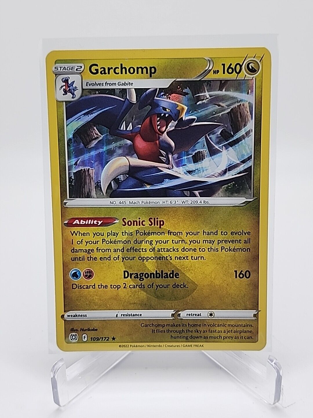 Garchomp [Holo] 109/172 Pokémon TCG Brilliant Stars