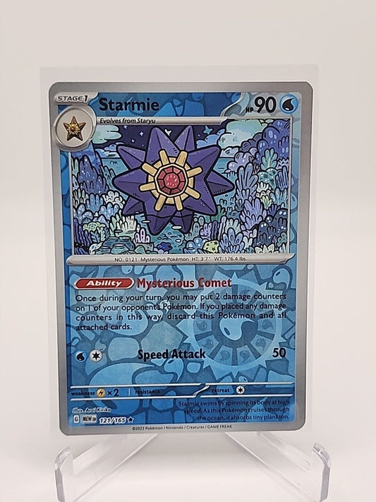 121/165 Starmie [Reverse Holo] Pokémon TCG Scarlet & Violet - 151