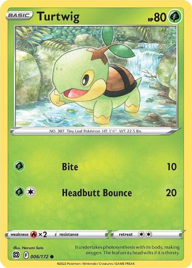 Turtwig  6/172 Pokémon TCG Brilliant Stars