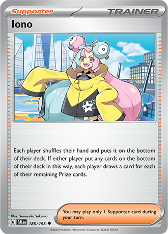 Iono  185/193 Pokémon TCG Paldea Evolved