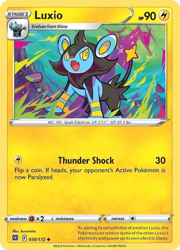 Luxio  50/172 Pokémon TCG Brilliant Stars