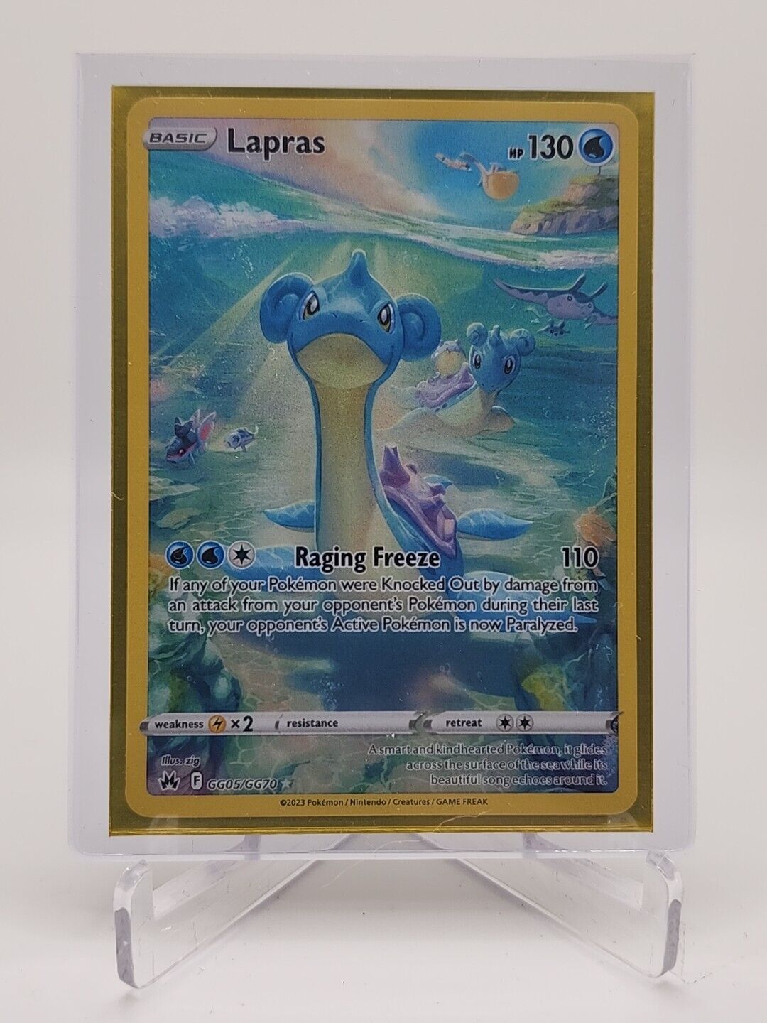 Lapras  GG05/159 Pokémon TCG Crown Zenith