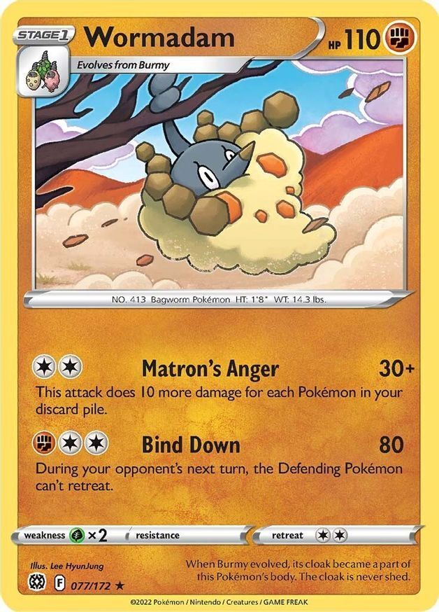 Wormadam  77/172 Pokémon TCG Brilliant Stars