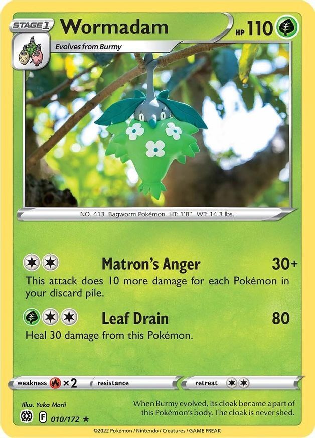 Wormadam  10/172 Pokémon TCG Brilliant Stars