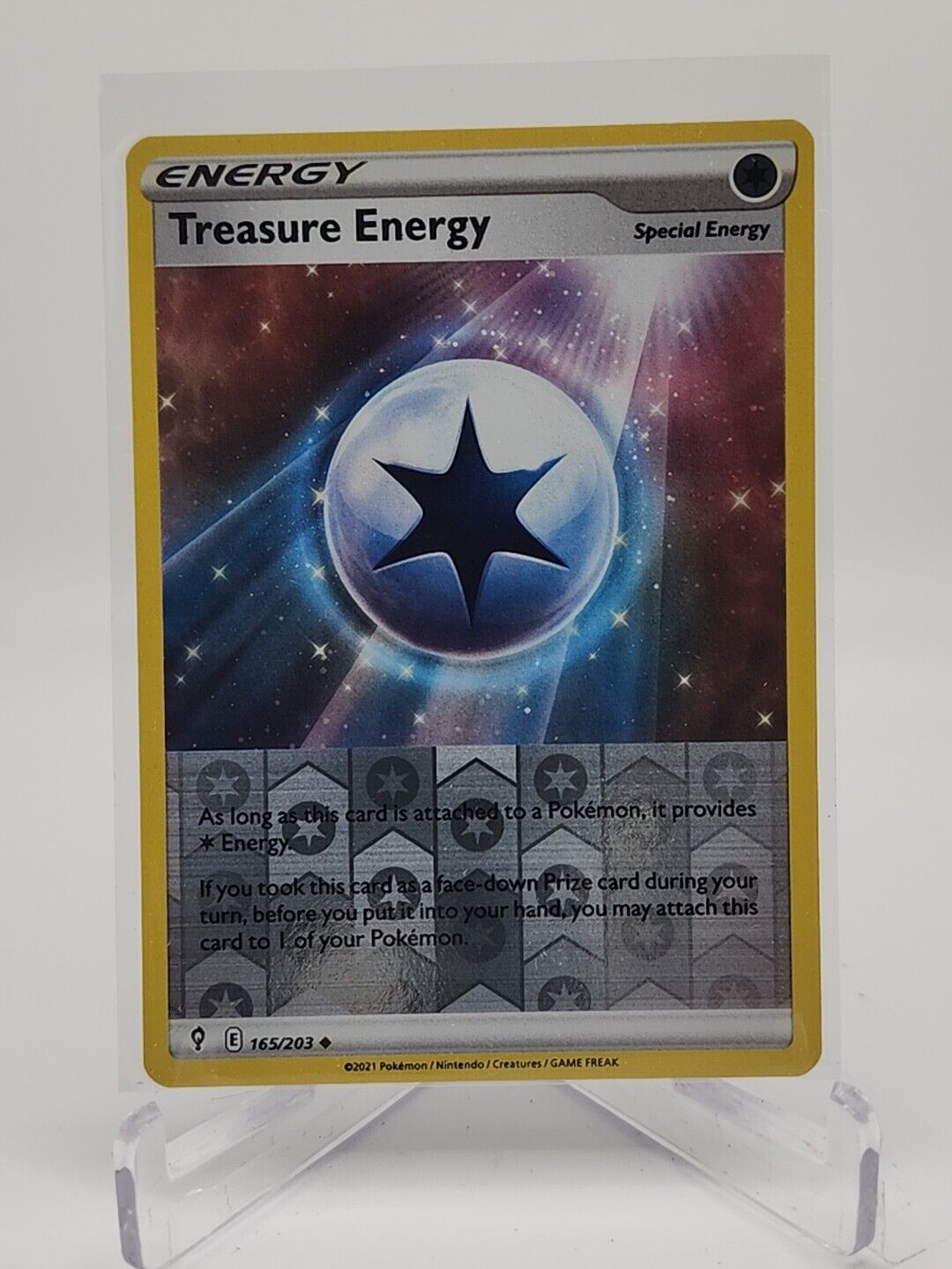 Treasure Energy [Reverse Holo]  165/203 Pokémon TCG Evolving Skies