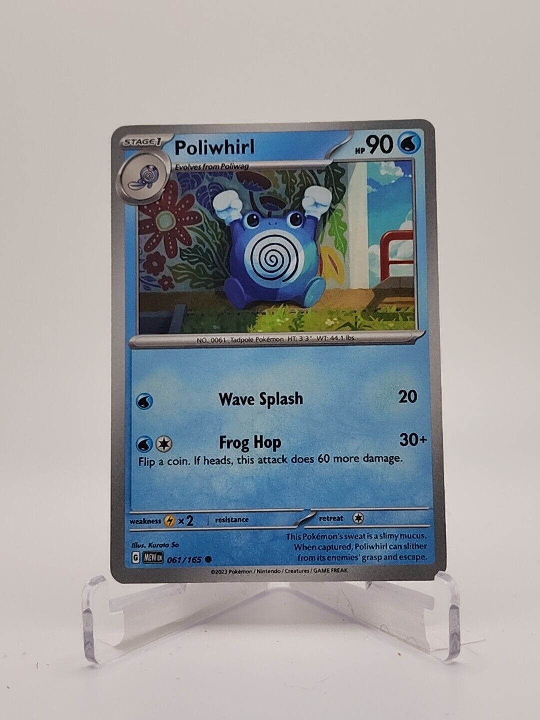 61/165 Poliwhirl  Pokémon TGC Scarlet & Violet - 151