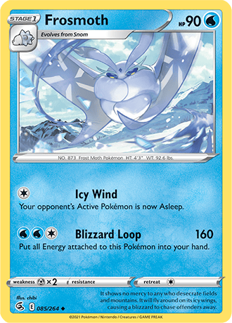 Frosmoth  85/264 Pokémon TCG Fusion Strike