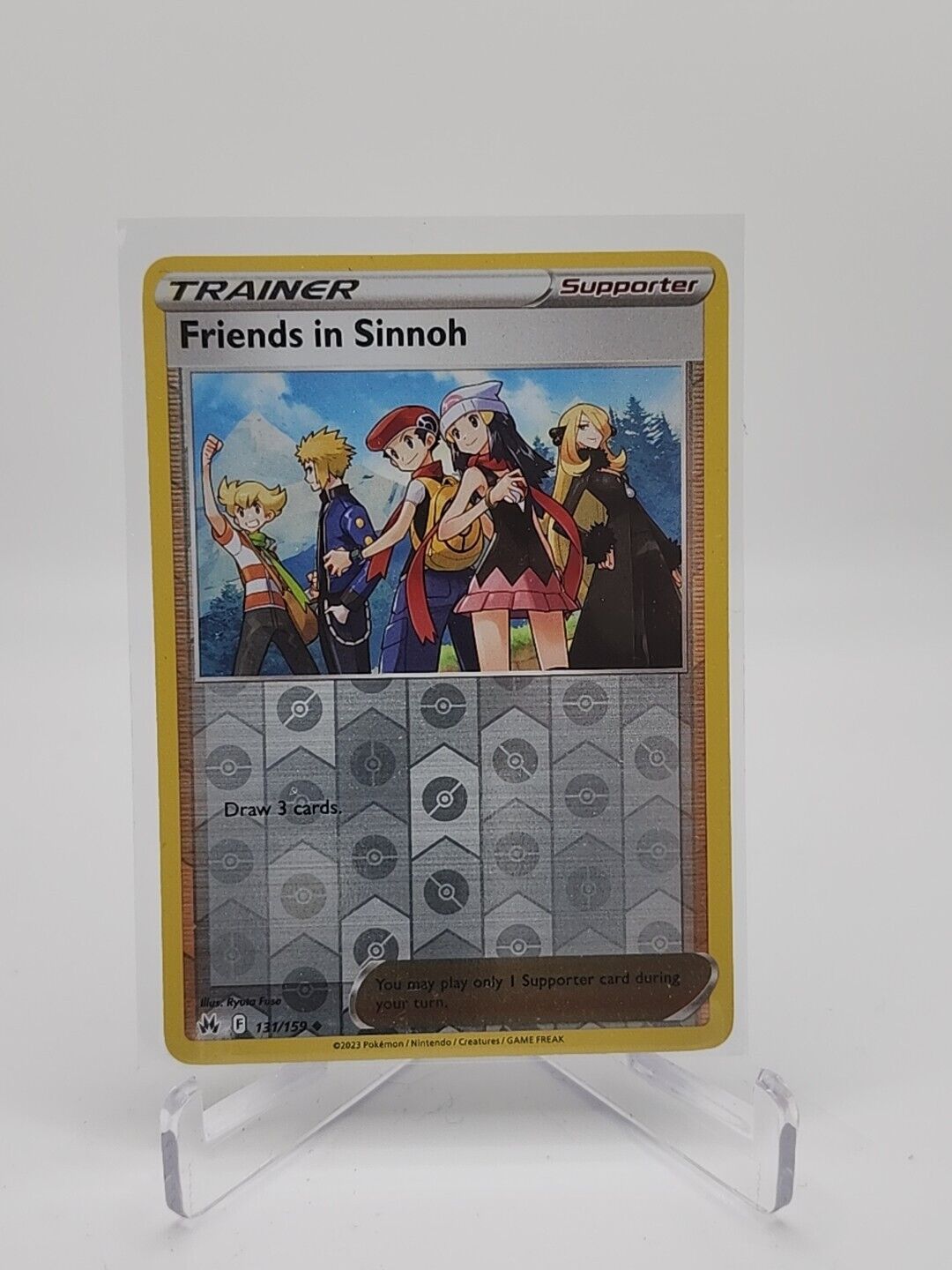 Friends in Sinnoh [Reverse Holo] 131/159 Pokémon TGC Crown Zenith