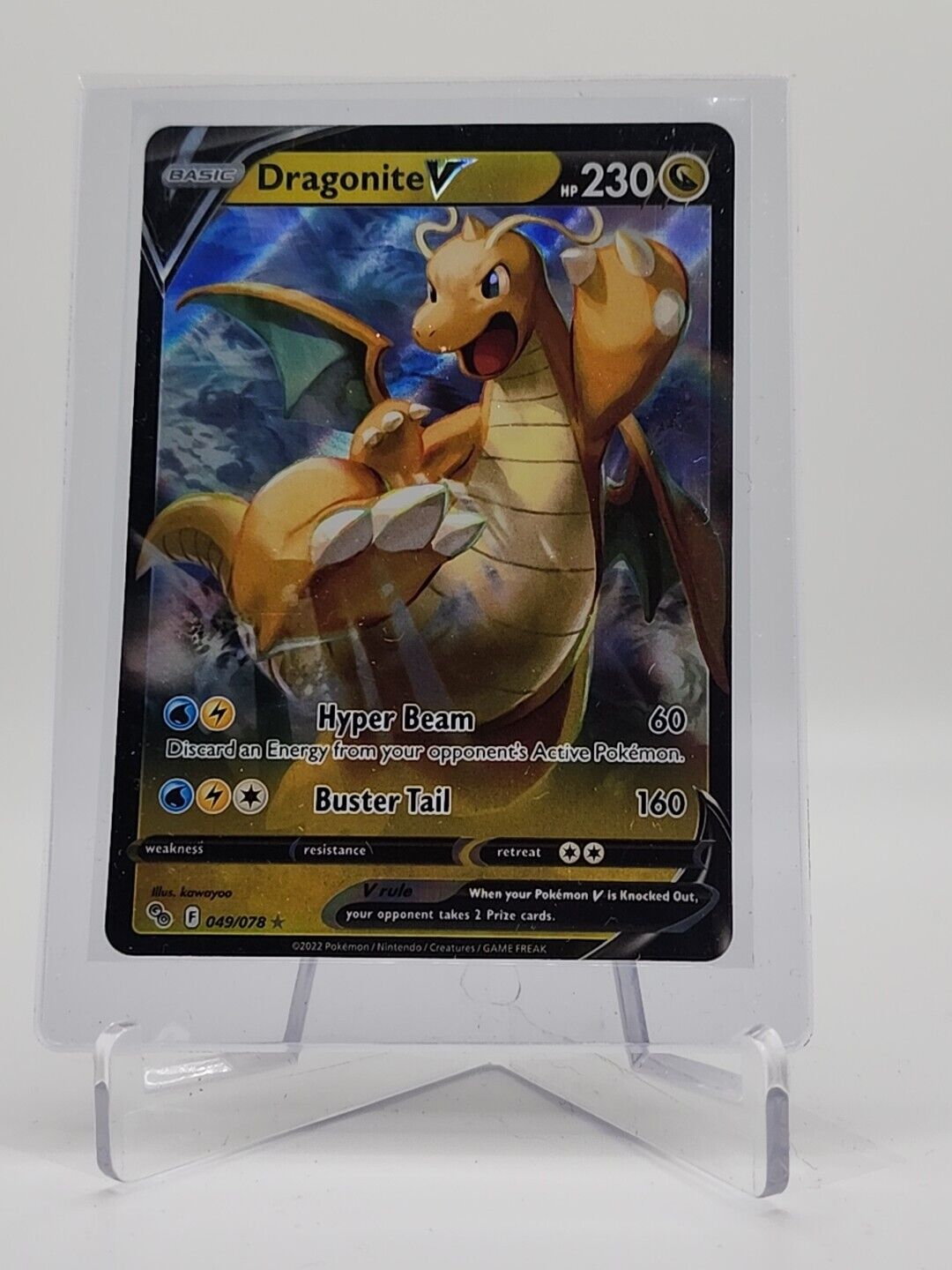 Dragonite V 49/78 Pokémon TGC Pokemon Go