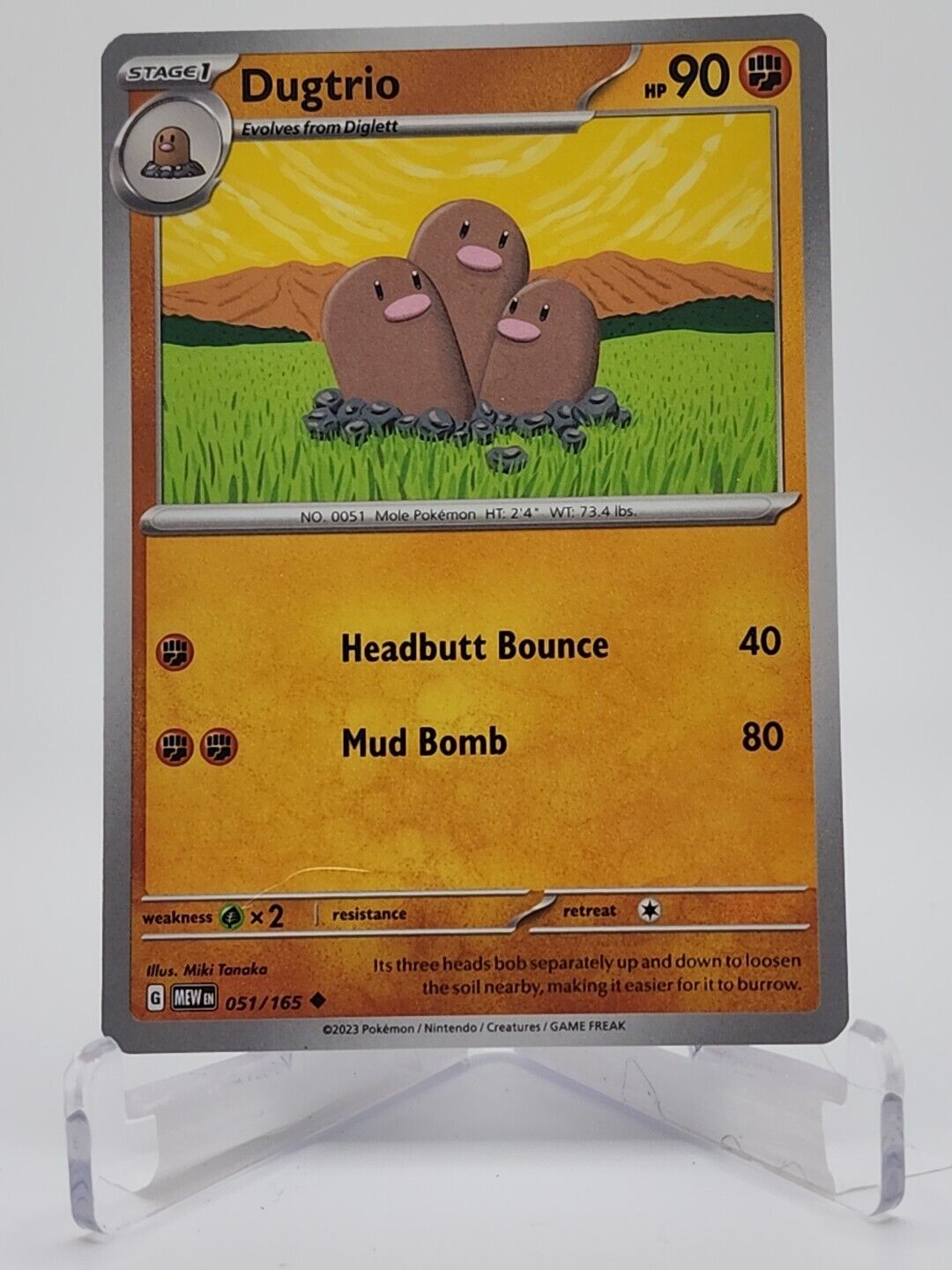 51/165 Dugtrio  Pokémon TGC Scarlet & Violet - 151