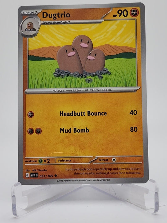 51/165 Dugtrio  Pokémon TGC Scarlet & Violet - 151