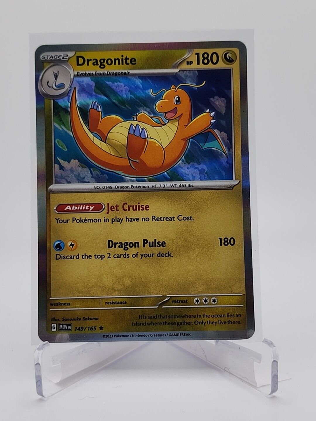 149/165 Dragonite  Pokémon TGC Scarlet & Violet - 151