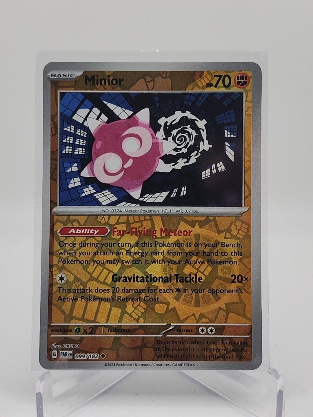 Minior [Reverse Holo]  99/182 Pokémon TCG Paradox Rift