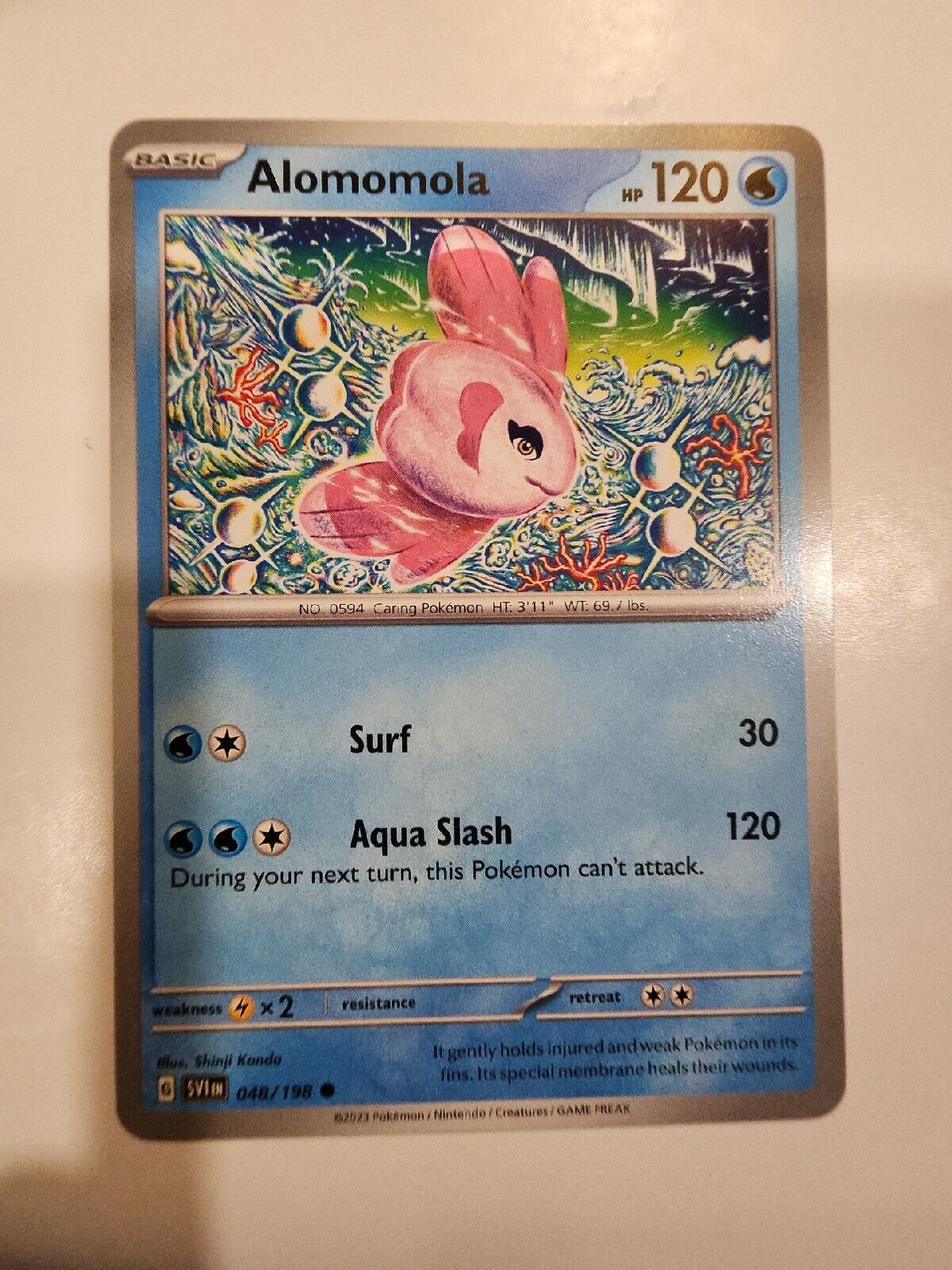 Alomomola 48/198 Pokémon TGC Scarlet & Violet