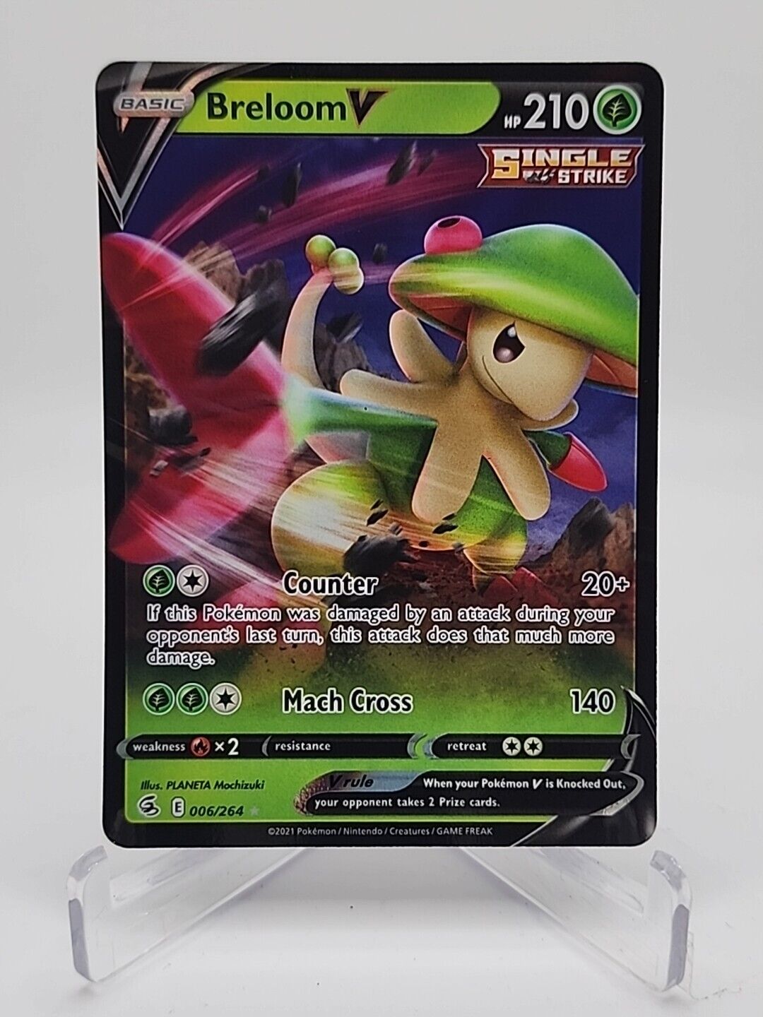 Breloom V  6/264 Pokémon TCG Fusion Strike