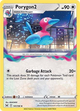 Porygon2  141/196 Pokémon TCG Lost Origin