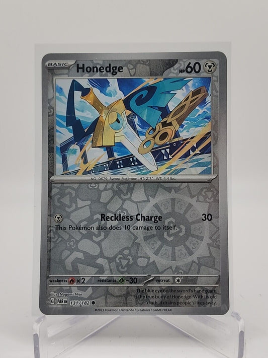 Honedge [Reverse Holo]  131/182 Pokémon TCG Paradox Rift