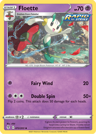 Floette  72/203 Pokémon TCG Evolving Skies