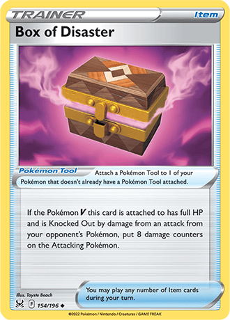 Box of Disaster  154/196 Pokémon TCG Lost Origin