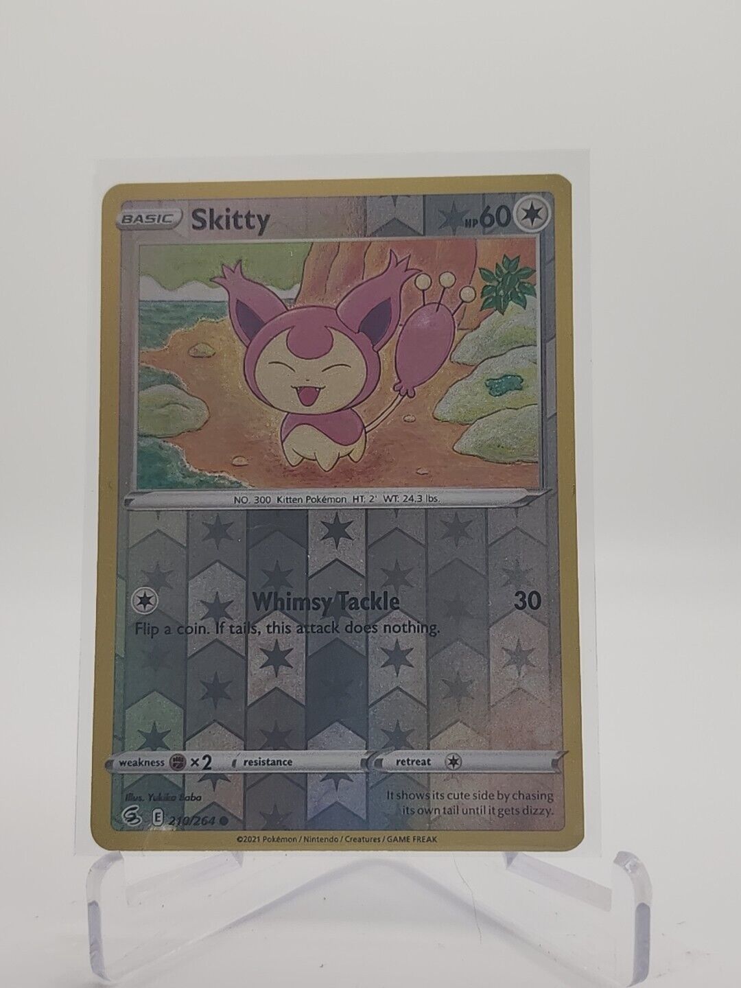 Skitty [Reverse Holo] 210/264 Pokémon TGC Fusion Strike