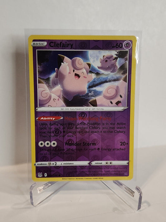 62/196 Clefairy [Reverse Holo]  Pokémon TGC Lost Origin