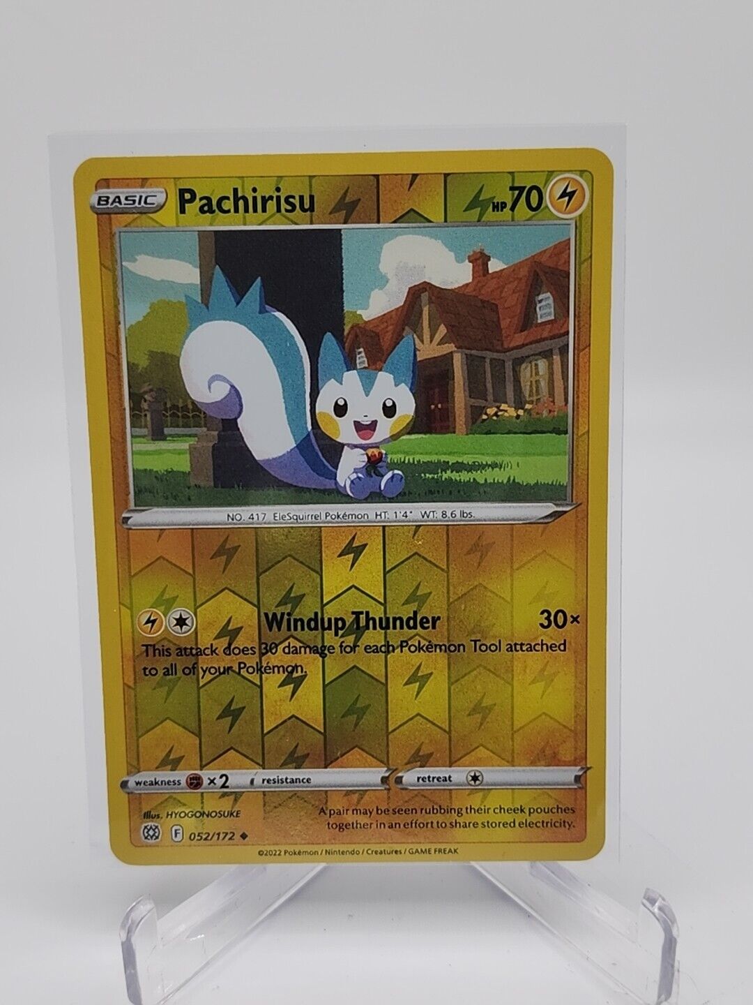 Pachirisu [Reverse Holo]  52/172 Pokémon TCG Brilliant Stars