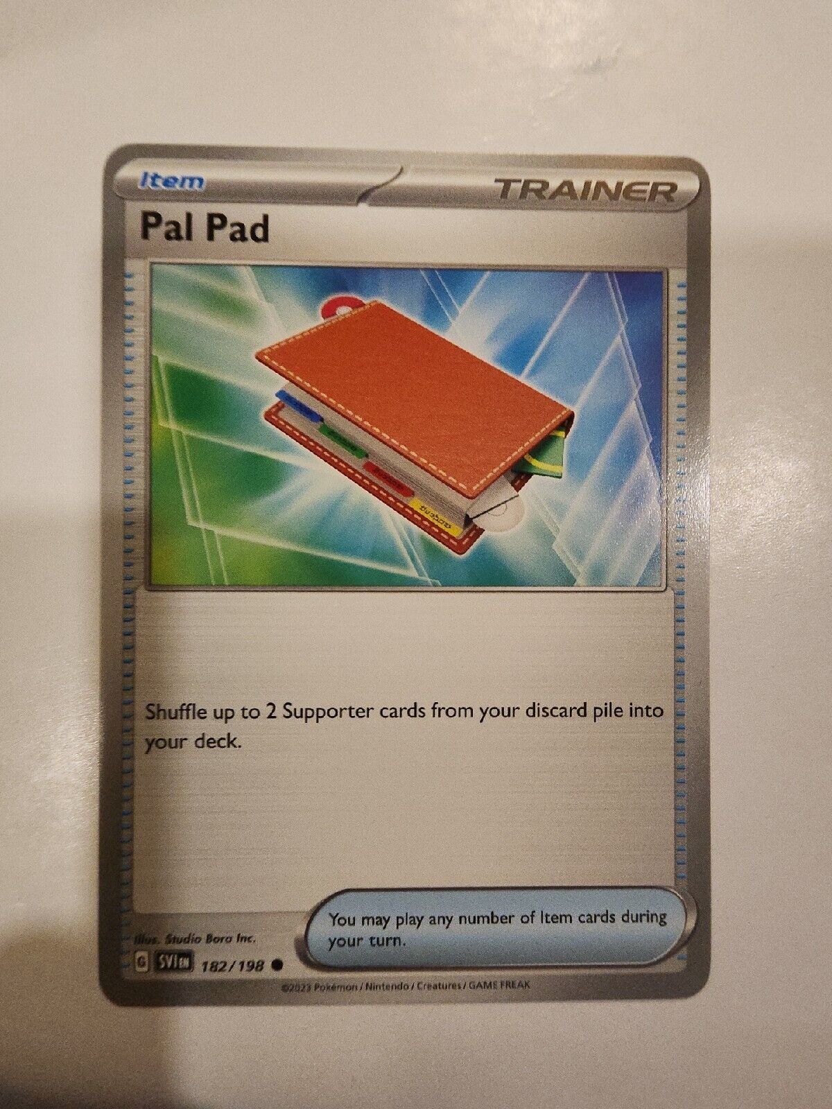 Pal Pad 182/198 Pokémon TGC Scarlet & Violet