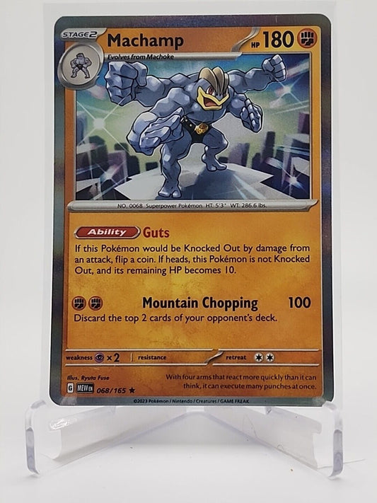 68/165 Machamp [Holo]  Pokémon TGC Scarlet & Violet - 151