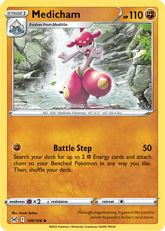 Medicham  100/196 Pokémon TCG Lost Origin