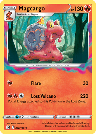 Magcargo  22/196 Pokémon TCG Lost Origin