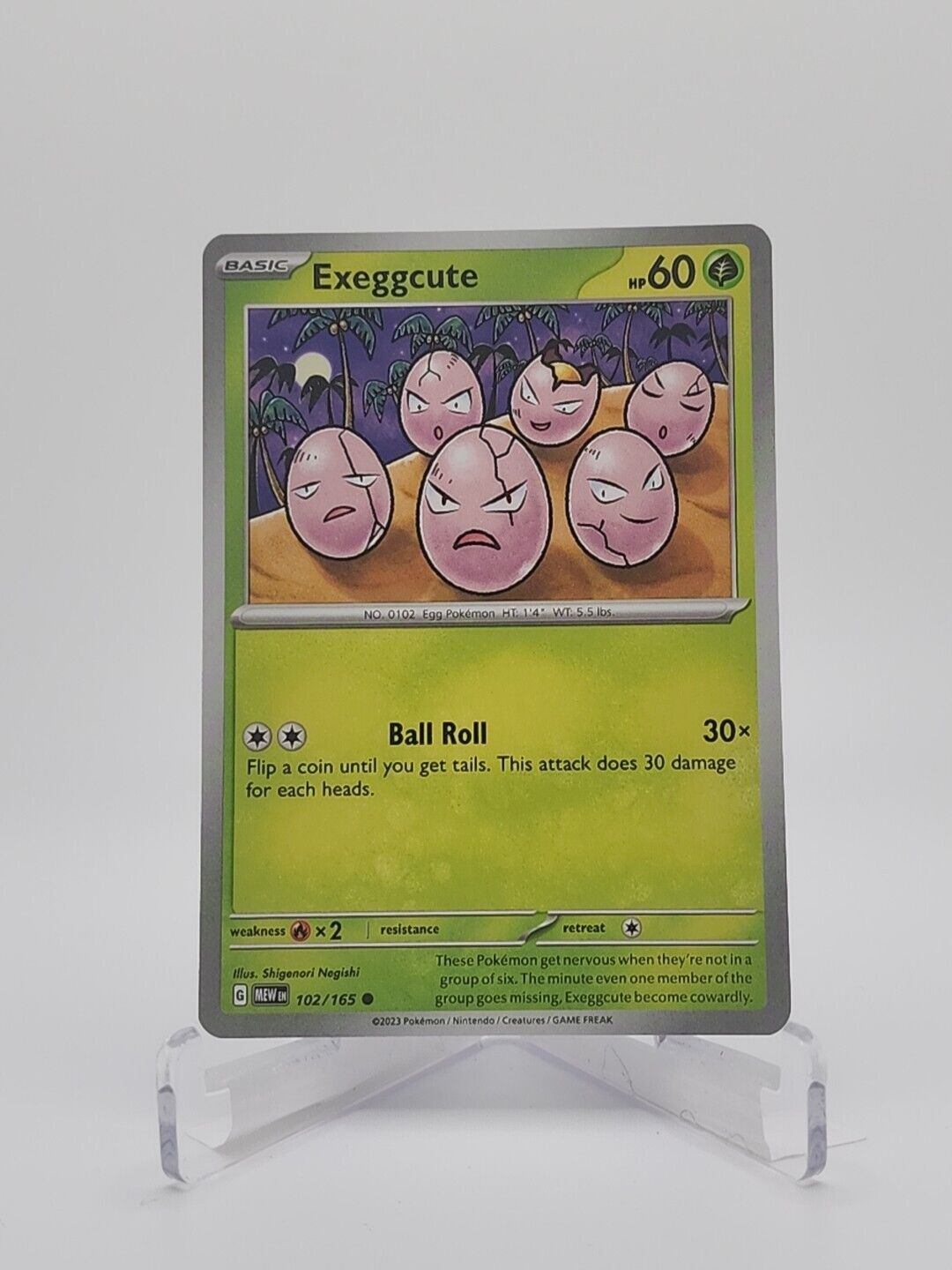 102/165 Exeggcute  Pokémon TGC Scarlet & Violet - 151