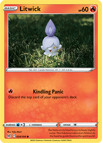 Litwick  24/196 Pokémon TCG Lost Origin