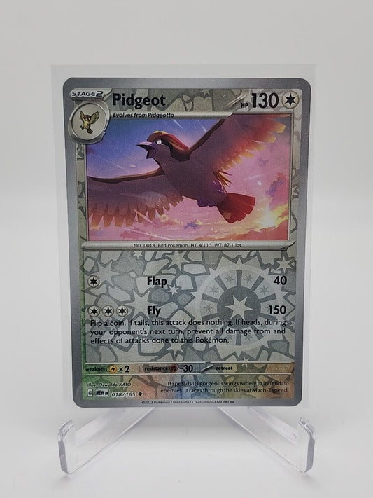 18/165 Pidgeot [Reverse Holo] Pokémon TCG Scarlet & Violet - 151