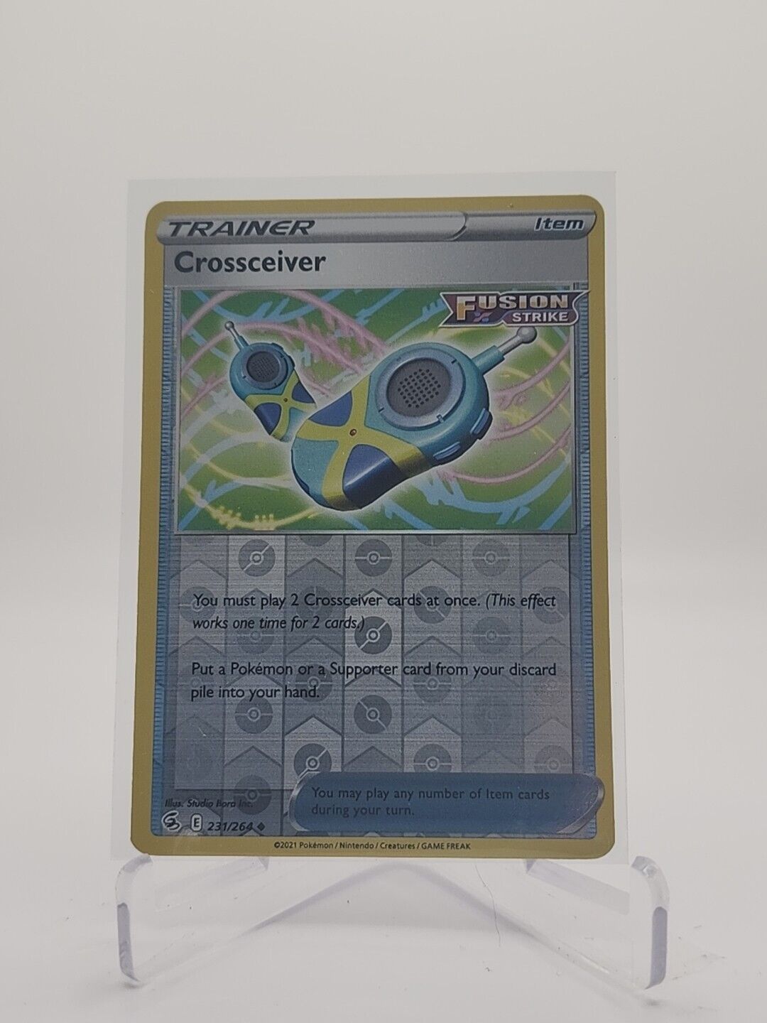 Crossceiver [Reverse Holo] 231/264 Pokémon TGC Fusion Strike