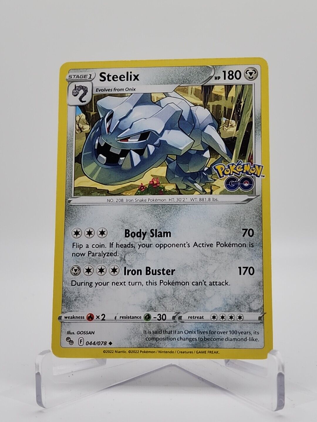 Steelix 44/78 Pokémon TGC Pokemon Go