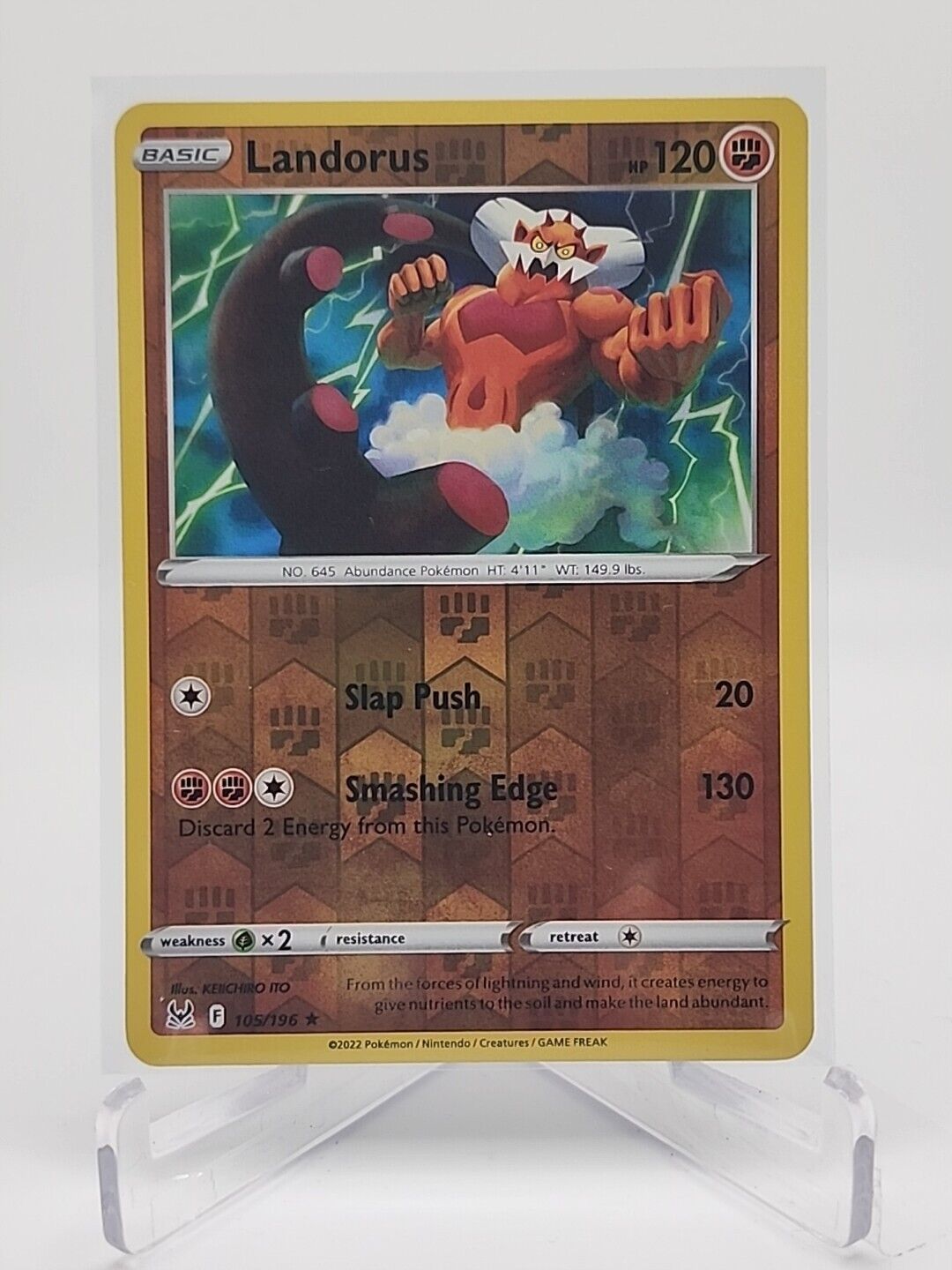 Landorus [Reverse Holo]  105/196 Pokémon TCG Lost Origin