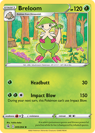 Breloom  5/264 Pokémon TCG Fusion Strike